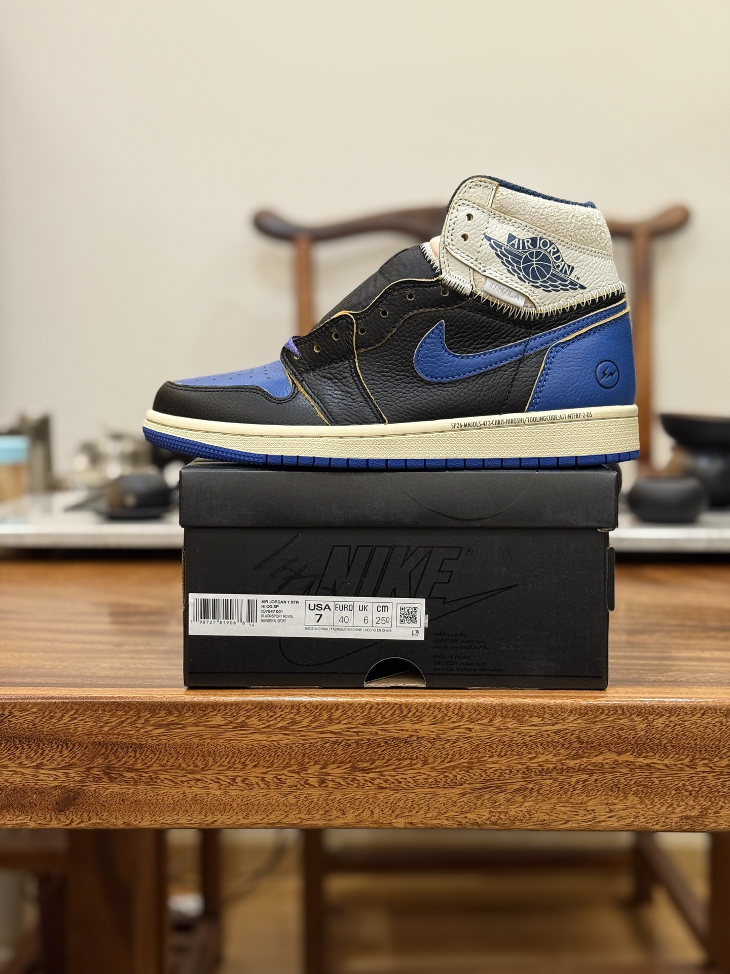 Air Jordan 1 High OG SP x Union LA x Fragment