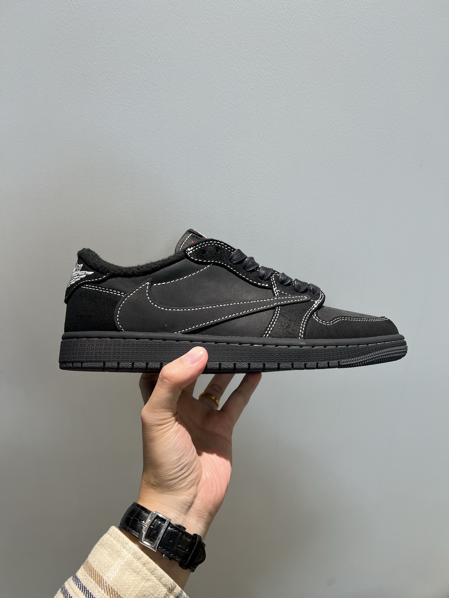 Air Jordan 1 Low OG x Travis Scott — Noir « Black Phantom »